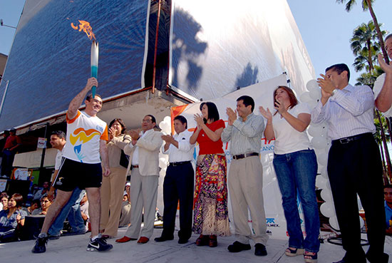 La antorcha de los Juegos Panamericanos llegó a Torreón