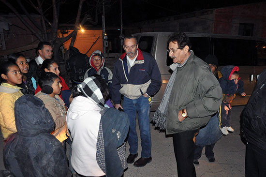 Atento municipio a brindar auxilio a la comunidad ante bajas temperaturas