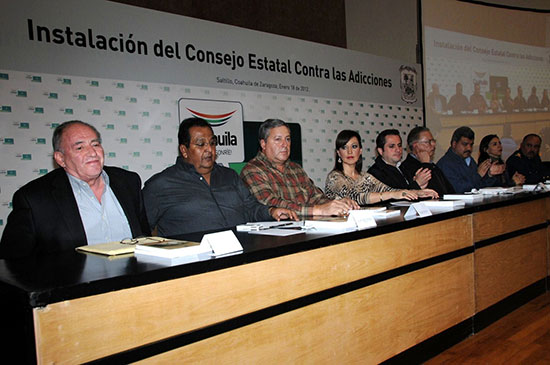 Coahuila cuenta con Consejo Estatal Contra las Adicciones
