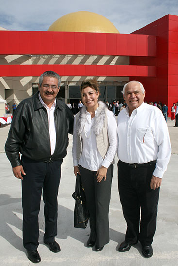 Diputados locales Cuauhtemoc Arzola, Paco Dávila y Guadalupe Rodríguez. 
