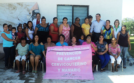 Más de 50 mujeres del área rural reciben pláticas preventivas sobre cáncer