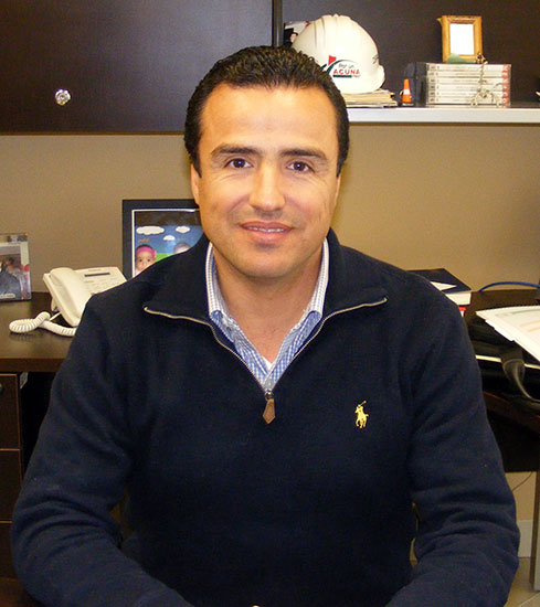 Pablo Mario Cuéllar Medina, titular de obras públicas de Acuña, Coahuila de Zaragoza.