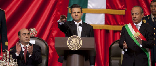 El licenciado Enrique Peña Nieto protestó hoy como Presidente de los Estados Unidos Mexicanos 