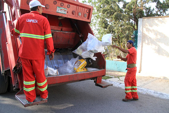 Habrá suspensión en recolección de basura el 25 de diciembre