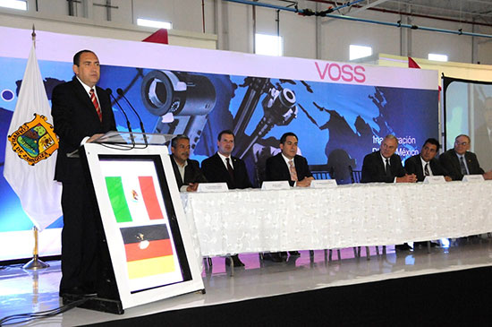 Inaugura RMV Planta México de VOSS en Ramos Arizpe