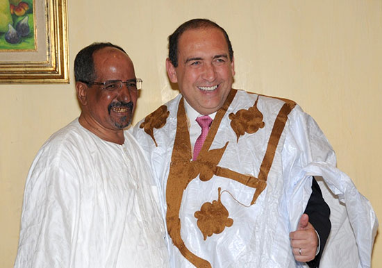 Se reúne Rubén Moreira con presidente de Saharaui