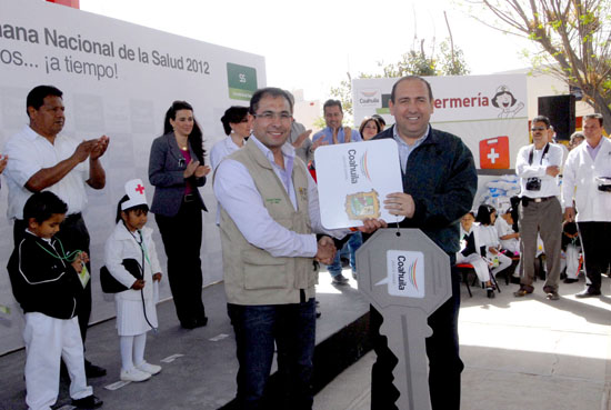 Desde Viesca en la Comarca Lagunera, el gobernador clausura la Primera Semana Nacional de Salud en Coahuila 