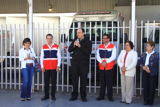 Destaca alcalde labor altruista de la Cruz Roja-Saltillo 
