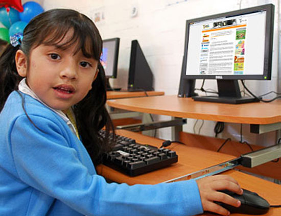 niños y niñas usan ya en escuelas de la Delegación  Coyoacan, en el  DF el software educativo Brain POP