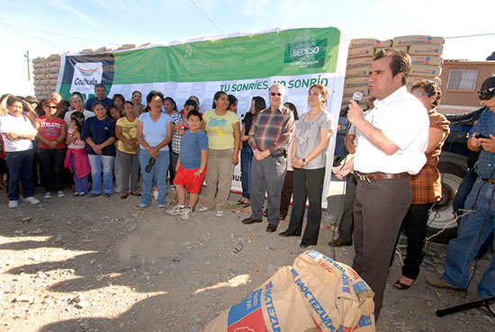 Llega banco de materiales a Mirasierra en Saltillo; se cumple otro compromiso de Rubén Moreira