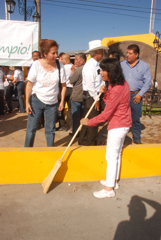 Pone en marcha alcalde Melchor Sánchez el programa "Yo limpio" 
