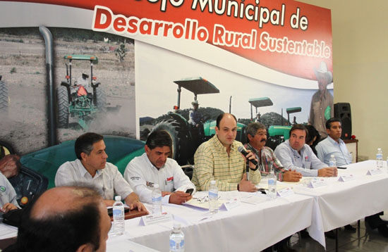 Preside Jericó primera sesión de consejo de Desarrollo Rural Sustentable 