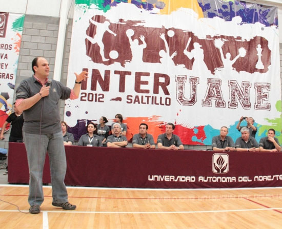 Se suma Jericó Abramo a Festejo Deportivo InterUANE 2012 