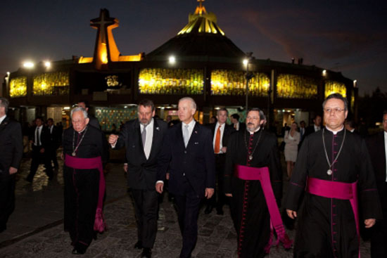  Vice President Joe Biden visits the Basilica of Our Lady of Guadalupe, in Mexico City, Mexico, March 5, 2012. (Official White House Photo by David Lienemann)