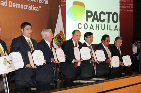 Firman Pacto Coahuila; se sientan las bases para tener un mejor estado 