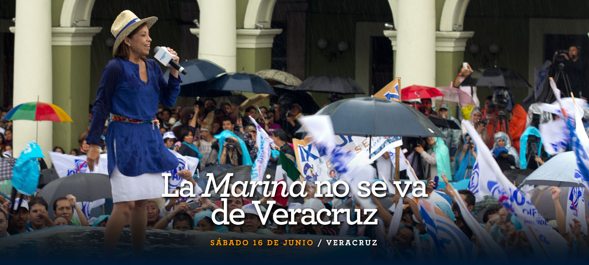 Josefina sentencia que la Marina no se va de Veracruz