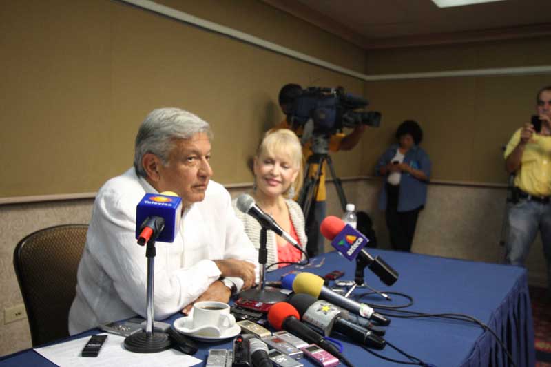  A las 4 de la tarde del próximo miércoles iniciará la marcha del Ángel al Zócalo, informa López Obrador