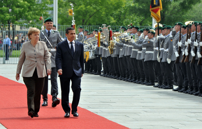 Presidente Ollanta Humala se reunió con canciller alemana Ángela Merkel