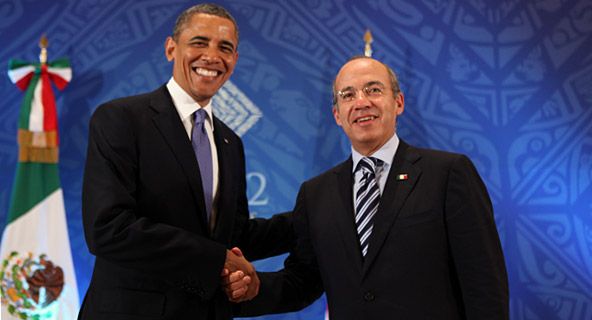 Reunión del Presidente Calderón con el Presidente de Estados Unidos, Barack Obama