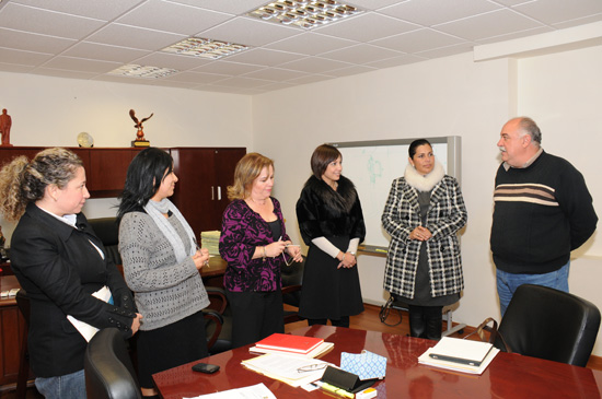Se reúne el alcalde Melchor Sánchez con la Secretaría de la Mujer 