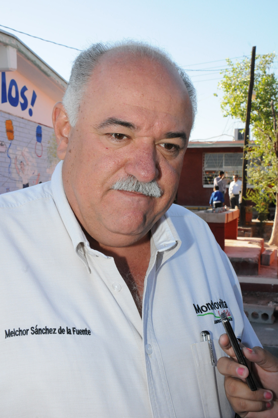 Realiza alcalde Melchor Sánchez obra de rehabilitación en escuela 