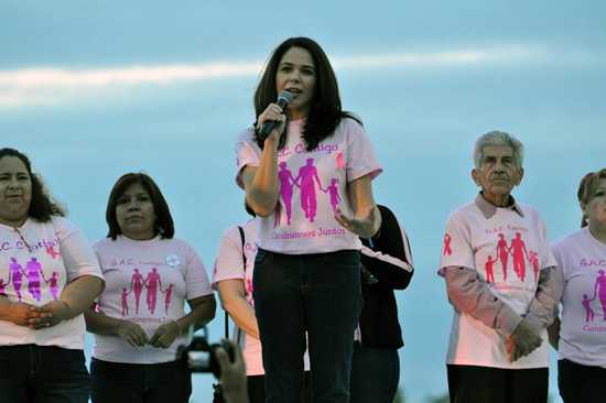 Reitera presidenta del DIF Municipal apoyo a la lucha contra el cáncer