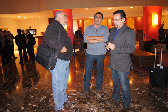 Gestionan alcaldes  Melchor Sánchez y Gerardo García recursos en la federación
