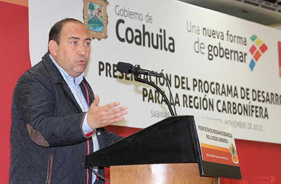 Presenta Rubén Moreira programa de desarrollo para la Región Carbonífera