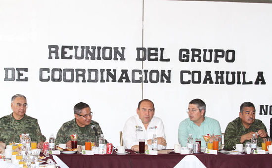 Reunión de trabajo de Seguridad en Coahuila