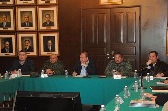 Encabeza gobernador Rubén Moreira reunión del Grupo de Coordinación Operativa