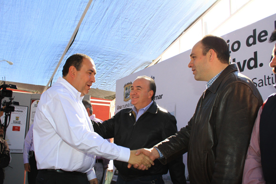 Agradece Jericó al gobernador Rubén Moreira por obras en Saltillo 