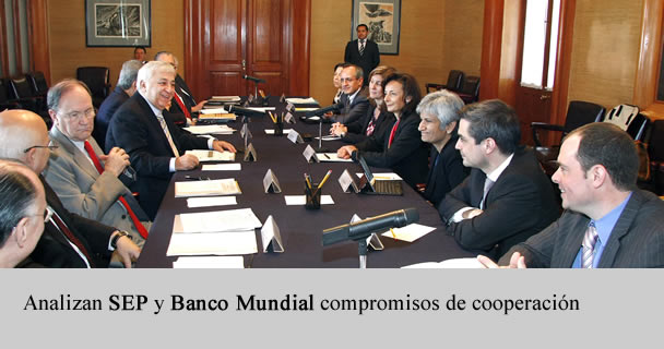 Analizan SEP y Banco Mundial compromisos de cooperación