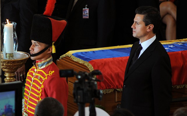  Asistió el Presidente Peña Nieto al Funeral de Estado del Presidente Hugo Chávez Frías