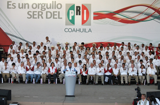 “Con los 38 candidatos vamos a transformar Coahuila”: Rubén Moreira Valdez