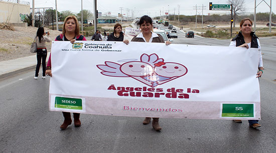 Conmemoraron en Acuña el Día Internacional de la Mujer con una caminata organizada por el Sistema DIF