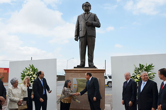 El Gobierno de Coahuila de Zaragoza rinde homenaje a Don Carlos Abedrop Dávila