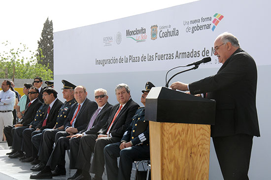 Inauguran monumento a las Fuerzas Armadas en Monclova