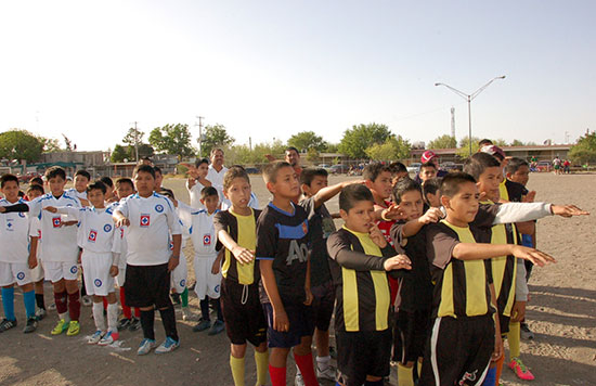 Inicia torneo municipal de futbol infantil