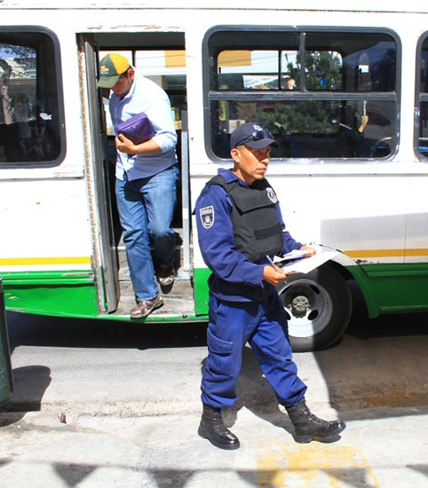 Intensifica gobierno municipal inspecciones al servicio de transporte