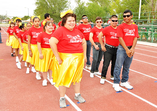 Representa grupo de invidentes al DIF Municipal en la Quinta Paraolimpiada