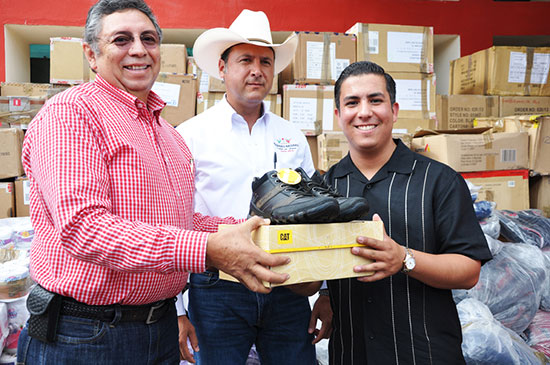 Dona fundación Grupo México de Ferromex toneladas de ayuda a Piedras Negras