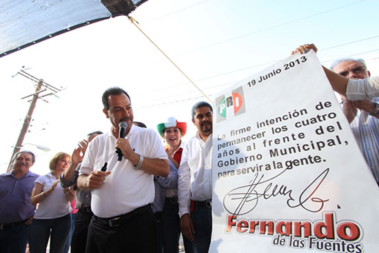 Establece Fernando de las Fuentes ante notario su firme intención de permanecer los 4 años en el cargo