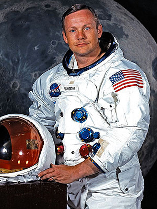 Neil Armstrong el primer ser humano en pisar la Luna