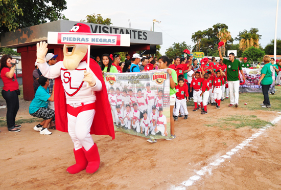 Preside Alcalde inauguración del 6º Campeonato Nacional de Beisbol Infantil 2013, 5 y 6 años 