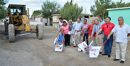 Impulsan obras de pavimentación en la colonia San Antonio