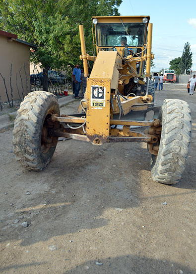 Impulsan obras de pavimentación en la colonia San Antonio