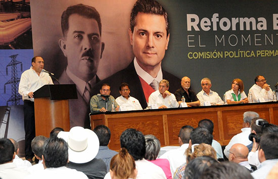 Respalda el priismo de Coahuila la Reforma Energética de Enrique Peña Nieto