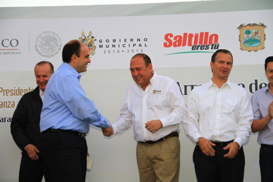 Agradece Jericó apoyo de Rubén Moreira en transformación de Saltillo