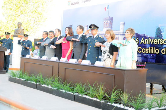 Autoridades civiles y militares conmemoran 166 Aniversario de la gesta del castillo de Chapultepec