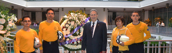 Conmemora embajada de EEUU en México acontecimientos del 11 de septiembre